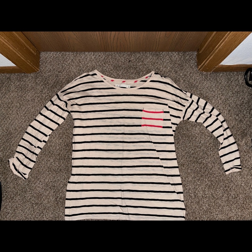 Striped long sleeve-multicolored